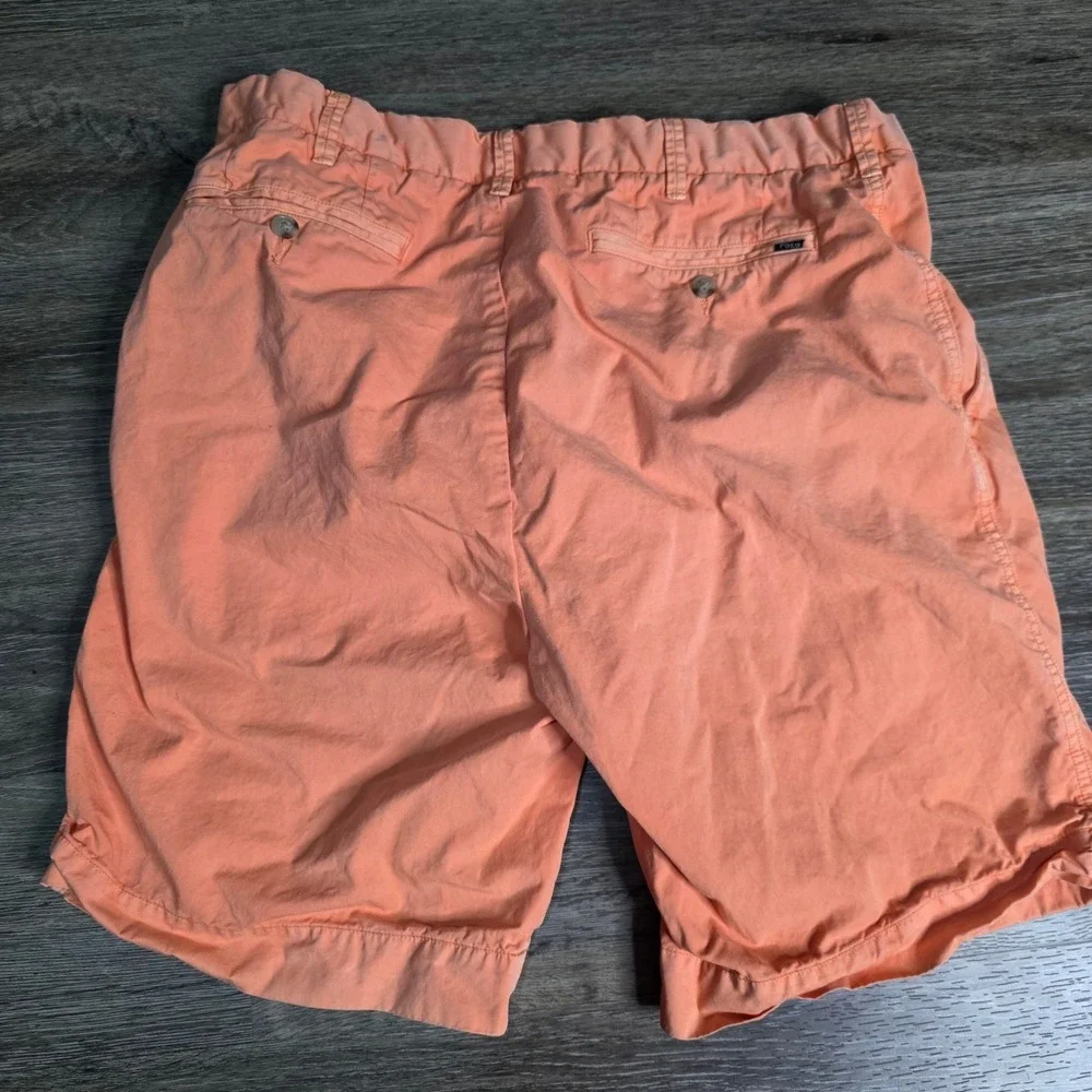 Polo Ralph Lauren Mens 32 Classic‎ Fit Chino Shorts Coral Orange Pima Cotton 9in